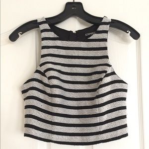 Express Stripe Sleeveless Crop